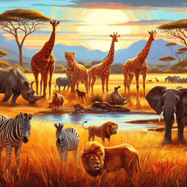 Why African Paintings Depict Animals - TingaTinga African Art