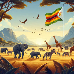 Zimbabwe Wildlife Portrayed in African Paintings